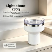 Nouvelle tasse isotherme à double paroi Martini en acier inoxydable 304, tasse à smoothie portable, bouteille d'eau pour l'été et les activités de plein air