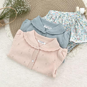 2022 Winter Infant Toddler Baby Girls Cardigan Sweater Vintage Knitted Kids Clothes Wholesale 025AS22169 - Product Image 6