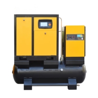 Compresor de Aire Portátil Sin Aceite YUEQUN, Bomba de Tornillo Refrigerada por Aire, 22kW 16bar, Voltaje Personalizado PLC (220V/380V/415V), Motor con Rodamientos para Minería