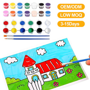 Consegna Rapida, <span class=keywords><strong>Pittura</strong></span> Acrilica Lavabile Non Tossica, Kit di <span class=keywords><strong>Pittura</strong></span> Fai-da-Te per Bambini, Pintura Acrilica Lavable per Materiali Artistici - Product Image 1