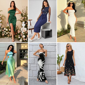 Robe imprimée sexy pour femme, col en V, dos ouvert, mode estivale, vente en gros - Product Image 3