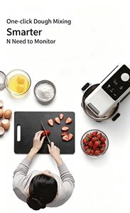 Sokany, la toute nouvelle machine à pétrir la pâte, équipement de <span class=keywords><strong>boulangerie</strong></span>, utilisation domestique, corps entièrement en acier inoxydable, mélangeurs alimentaires sur socle de 6 L - Product Image 2