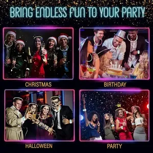 Bastoncini di fluorescenza per feste bastoncini luminosi multicolori luminosi colorati luminosi Bendable Glow bracciale fluorescenza chimica - Product Image 6