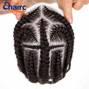 Sistema di Capelli <span class=keywords><strong>Uomo</strong></span> I Skin Braid Ultra Sottile, Parrucca Frontale in Pizzo, Capelli Indiani Ricci, Pronta per la Spedizione, 100% Capelli Umani, Consegna in 7-15 Giorni - Product Image 2