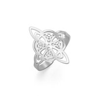 Anneaux nœuds Gaovo Celtics pour femmes, tendance, plaqués or 18 carats, en acier inoxydable, amulette de sorcellerie, bijoux pour mariage, fiançailles, cadeau