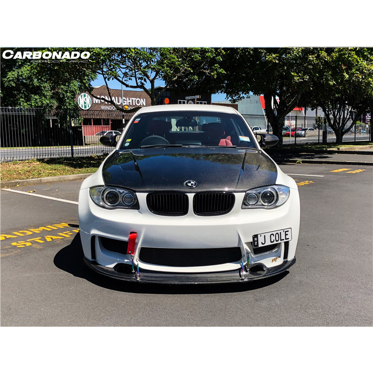 BMW E82 E88 1M用 カーボンファイバー ボンネット 新品 ブラック