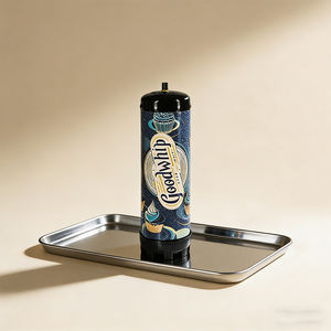 Oferta Especial para Festivales: 1364g de Crema Batida en Aerosol, Herramientas para Postres, Utensilios de Cocina, Bombona de Gas - Product Image 2