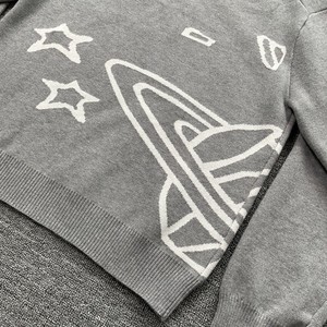 Maglione Autunnale Personalizzato <span class=keywords><strong>da</strong></span> Uomo con Collo Rotondo, Pullover Lavorato a Maglia Comodo e Casual - Product Image 3