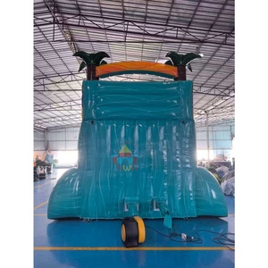 สไลเดอร์น้ำเป่าลมรูปต้นมะพร้าวสำหรับเด็ก ของขวัญฤดูร้อน เหมาะสำหรับงานปาร์ตี้ ติดตั้งง่าย - Product Image 5