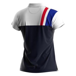 Polo de Golf para Mujer, Manga Corta, Diseño Color Block, Secado Rápido, Ropa Deportiva Ligera de Poliéster, Top Deportivo para Campo - Product Image 3