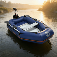 Bateau de sauvetage d'urgence pliable en PVC, monoplace, léger, durable, rigide, épaissi, stable, pour la dérive, type yacht sportif électrique