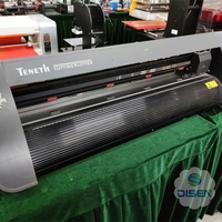 Plotter de corte DSA-TH740 de 730 mm para vinilos, pegatinas y lonas de PVC, máquina gráfica de rollo a rollo usada, 500 mm/s para alto torque