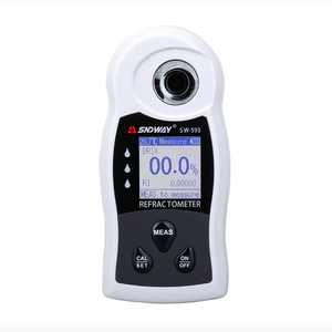 Nuevo Medidor de Brix de Azúcar SW-593, Refractómetro Digital 2 en 1 para Concentración e Índice de Refracción - Product Image 4