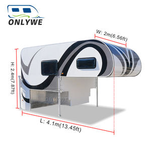 <span class=keywords><strong>ONLYWE</strong></span> 4*4 Off Road Slide In Pickup Truck Bed Camper Custom Aluminum Flatbed Truck Camper For Pickup With Kitchen And Toilet - Product Image 2