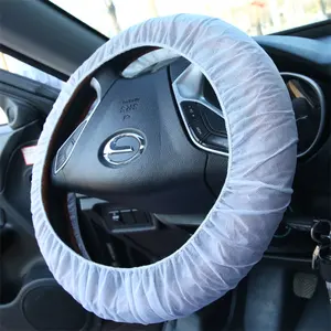 <span class=keywords><strong>Couvre</strong></span>-<span class=keywords><strong>volant</strong></span> de voiture non tissé épaissi <span class=keywords><strong>jetable</strong></span> au détail en gros pour l'automobile - Product Image 3