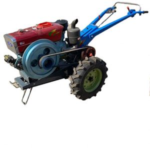 20HP Diesel Engine 2WD Tiller Walking <b>Tractor</b> with Attachments Plow Seeder <b>Trailer</b> - Product Image 4