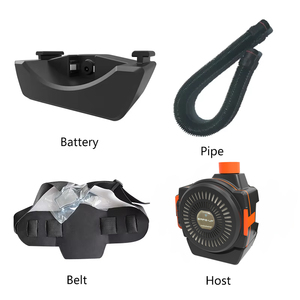 Casco de Soldadura Profesional con Purificador de Aire, Oscurecimiento Automático de Color Real, Máscaras de Soldadura para Soldadores, Eliminación de Polvo de la Máquina - Product Image 3