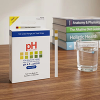 Tiras Reactivas de pH 4.5-9.0 para Orina y Saliva, Medidores de pH Precisos para Uso Clínico y de Laboratorio