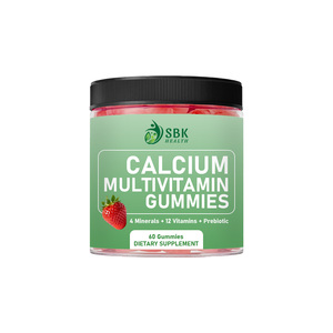 Gummies multivitaminées pour enfants sur mesure avec calcium, zinc, soutien immunitaire, gummies véganes, stimulant d'énergie, complément nutritionnel - Product Image 1