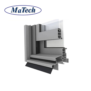 Profil de sections en aluminium personnalisé spécialisé en usine pour porte coulissante pliante - Product Image 6
