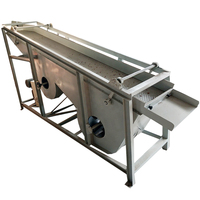 Machine de séparation de noix motorisée à haute efficacité avec acier inoxydable SUS 304 pour la séparation des noyaux de noisettes