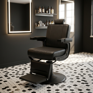 Chaise de coiffure de luxe décontractée, chaise de coiffure haut de gamme, chaise robuste, chaise de salon de coiffure, chaise pour coiffure à l'huile, chaise entièrement en aluminium - Product Image 3