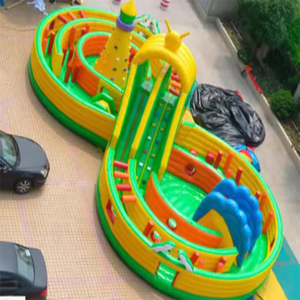 Castillo inflable grande, instalaciones inflables, castillo móvil para niños, trampolín, tobogán inflable, castillo de juegos infantiles - Product Image 3