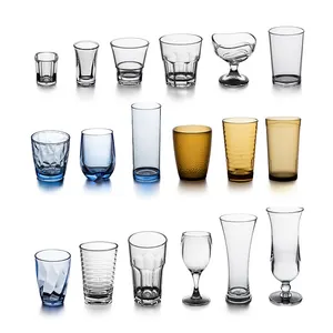 Manufacture Cups Promotional 200ml Clear Pp Plastic Juice Water Tumbler Cups