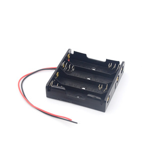 <b>Battery</b> Case 4 X AA With Cable <b>6V</b> Parallel No Cover For Electronics - Product Image 1