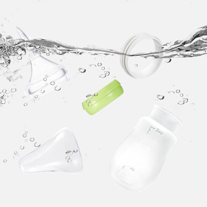 ขวดซิลิโคนแบบนิ่มสำหรับป้อนอาหาร240มล. ช้อนช้อนสำหรับเด็กวัยหัดเดินขวดใส่<span class=keywords><strong>ข้าว</strong></span> - Product Image 6