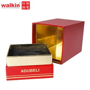 Индивидуальная Высококачественная подарочная коробка для бутылок WALKIN, складная маленькая Подарочная коробка из бумаги для вина