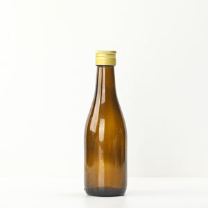 Nouveauté 2023 : Bouteilles de bière en verre ambré givré à col long de 250 ml, idées de nouveaux produits, <span class=keywords><strong>achat</strong></span> en ligne avec bouchon à vis - Product Image 1