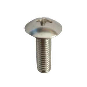 Tornillo de Cabeza Redonda de Acero Inoxidable 5x16mm, Totalmente Roscado, Rosca Derecha, para Muebles de Exterior, Aplicaciones Metálicas - Product Image 1