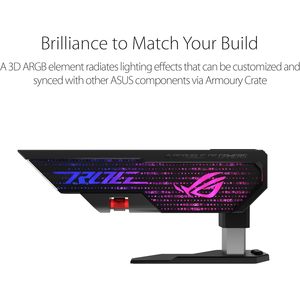 Support de carte graphique ROG Herculx en alliage de zinc massif, installation sans outil, éclairage RGB - Product Image 5