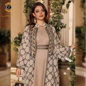 Zaynab Frauen Muslim Kleid Designs Dubai Diamond Abaya Neueste Designs Frauen Muslim Dubai Ramadan Ramadan Abaya - Product Image 3
