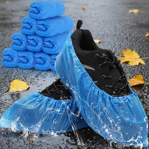 Plastic <strong>Shoes</strong> Protectors Boot <strong>Covers</strong> for Men and Women Waterproof <strong>Shoe</strong> <strong>Covers</strong> for Indoors Disposable <strong>Shoe</strong> <strong>Covers</strong> - Product Image 1