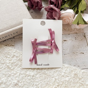 MIO <span class=keywords><strong>serie</strong></span> Rosa dulce niñas pinzas para el cabello conjuntos perla lentejuelas arco BB pinzas para el cabello lindo niños horquilla pajarita flor accesorios para el cabello - Product Image 5