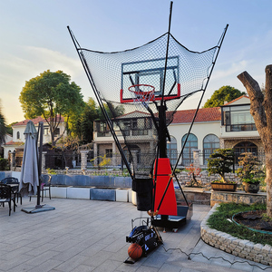 Personal Portable Adjustable Basketball <b>Rebound</b> Machine N1601 Slim Foldable for Continuous Drills N1601 (Slim) Basketball Shooti - Product Image 3