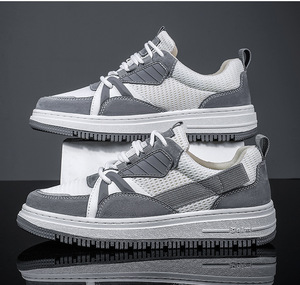 Zapatos de Hombre Versátiles y Modernos, de Piel de Oveja con Cordones, Transpirables, Acolchados, Cómodos y Casuales - Product Image 3