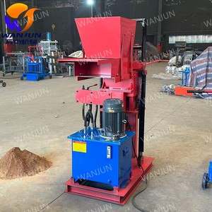 Máquina automática de ladrillos de arcilla eléctrica WJ 2-25 de bajo consumo de energía, extrusora al vacío con engranajes, para fabricación de bloques huecos - Product Image 3