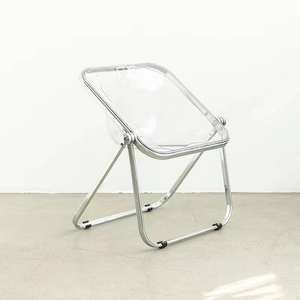 Fábrica al por mayor PC transparente <span class=keywords><strong>Aldi</strong></span> silla plegable Silla <span class=keywords><strong>de</strong></span> comedor sala <span class=keywords><strong>de</strong></span> lectura silla plegable - Product Image 4