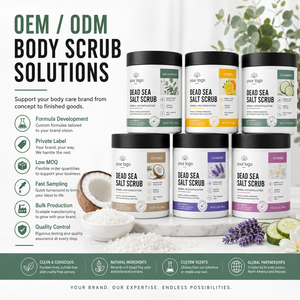Set de Exfoliantes Corporales de Marca Privada, 6 Opciones de Aroma, Exfolia la Piel Opaca, Elimina la Textura, Nutre en Profundidad, Exfoliante Natural con Sal del Mar Muerto - Product Image 3