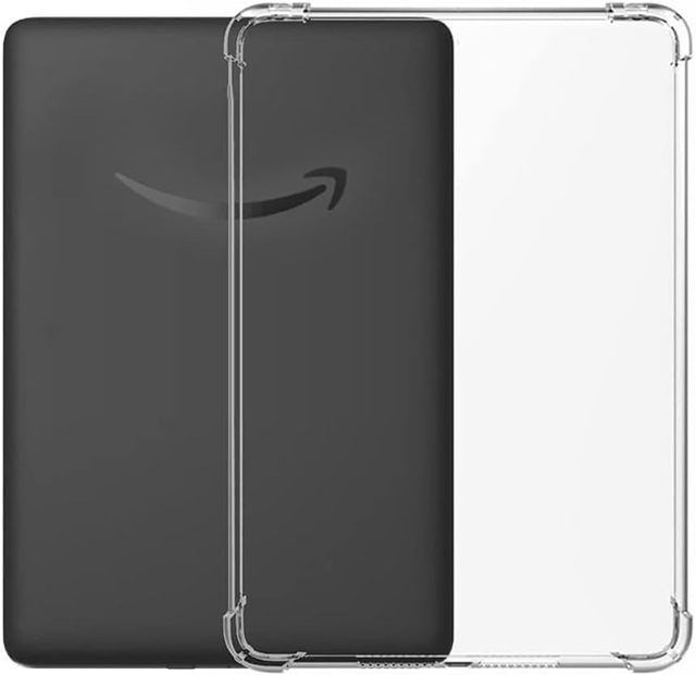 Diamond Case Clear for Kindle Paperwhite 12th Gen 2024 Soft Case with Non-Slip TPU Bumper for Kindle Paperwhite 12th Gen 2024 7"