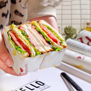 Custom Logo Biodegradable Pad <b>Paper</b> Waterproof Hamburger Food <b>Wrapping</b> <b>Paper</b> Oil Proof Wax <b>Paper</b> - Product Image 6