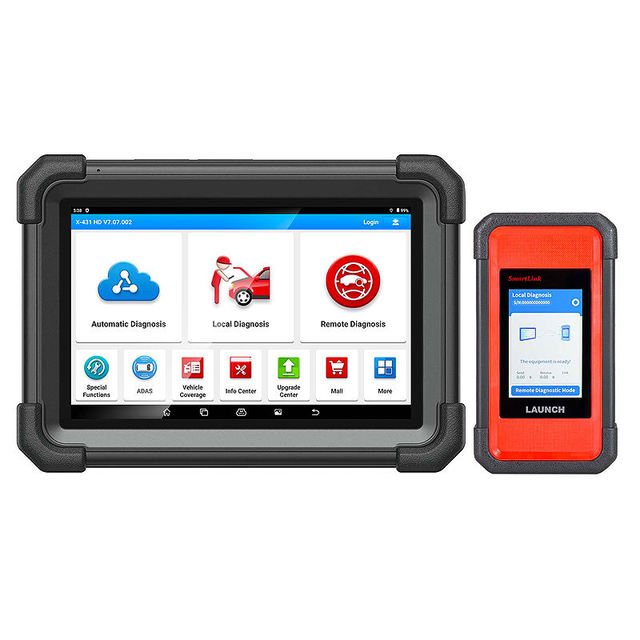 For LAUNCH X431 V+ SmartLink HD Heavy Duty Electric Truck Diagnostic Tool Supports 12V 24V CANFD System Hot Selling Car Scanner