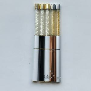 Pennelli per Nail Art Sintetici con Manico in Metallo Personalizzato, Cristalli e Liner Gel Super Sottile, con Coperchio - Product Image 2