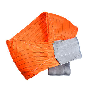 저렴한 가격 8 톤 리프팅 벨트 플랫 웨빙 폴리에스터 슬링 1-10m 끝없는 웹 슬링 - Product Image 1
