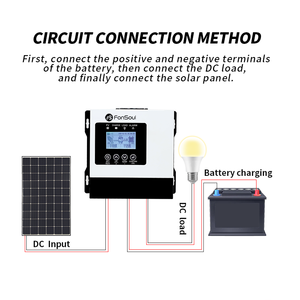 Controlador de Carga Solar MPPT Fonsoul FS-D23 30-60A, Entrada 18V-230V, Potencia de Carga 5760W, 97% de Eficiencia para Baterías de Plomo-Ácido/Litio - Product Image 2