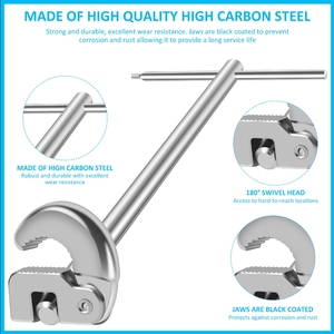 Đa chức năng di chuyển Đầu chìm cờ lê, vòi nước phòng tắm ống nước cờ lê, cống rãnh cờ lê - Product Image 2