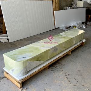 Luxe Calacatta Marmeren <span class=keywords><strong>Tv</strong></span>-Stand Villa High-End Aanpasbare Stenen Kast Voor Moderne Woonkamer - Product Image 5